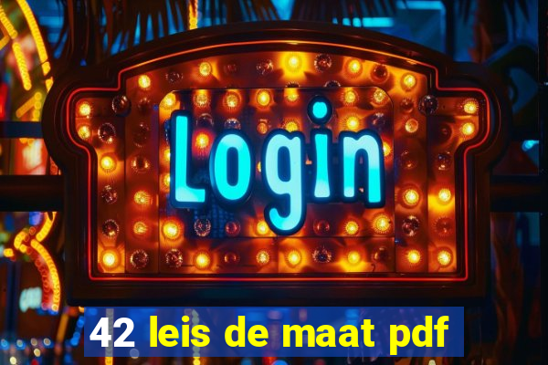 42 leis de maat pdf